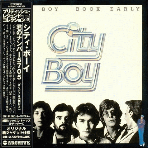 CITY BOY - Book Early [Air Mail Japan miniLP remastered]