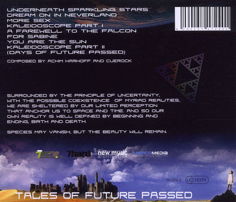 CUEROCK - Tales Of Future Passed (2012) back cover