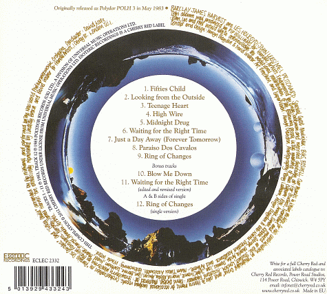 BARCLAY JAMES HARVEST - Ring Of Changes [Remastered & Expanded] (2012) back cover