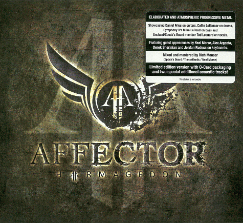 AFFECTOR - Harmagedon [Limited Edition O-Card packaging] (2012) FRONT