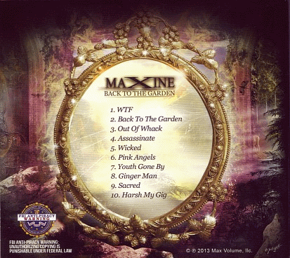 MAXINE PETRUCCI - Back To The Garden (2013) back cover