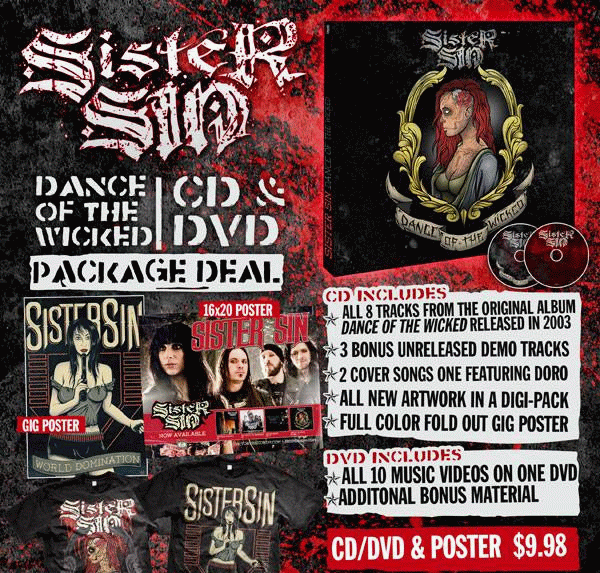 SISTER SIN - Dance Of The Wicked [re-relase + bonus] (2013) back