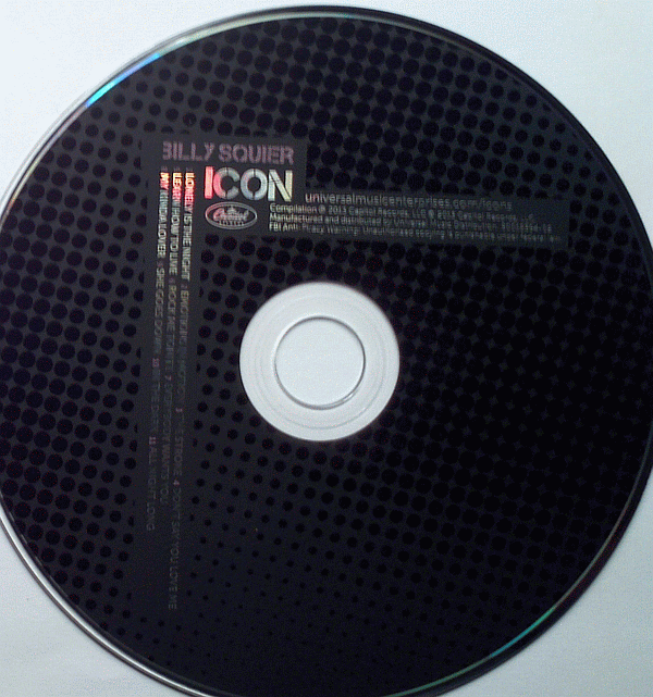 BILLY SQUIER - Icon [Greatest Hits] (2013) CD photo