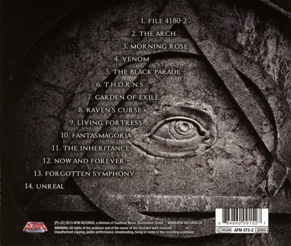 EPYSODE - Fantasmagoria (2013) back cover