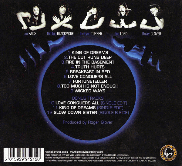 DEEP PURPLE - Slaves And Masters [remastered limited deluxe edition] (2013) digipak back cover