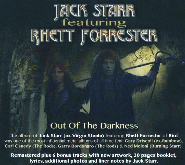 JACK STARR feat. RHETT FORRESTER - Out Of The Darkness [remastered & expanded] (2013-2014) booklet