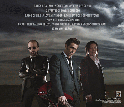 RECKLESS IN VEGAS - The Hard Way (2013) back cover