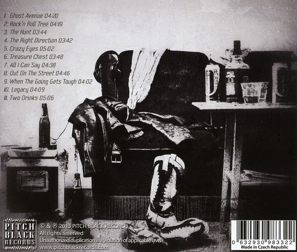 GHOST AVENUE - Ghost Avenue (2013) back cover