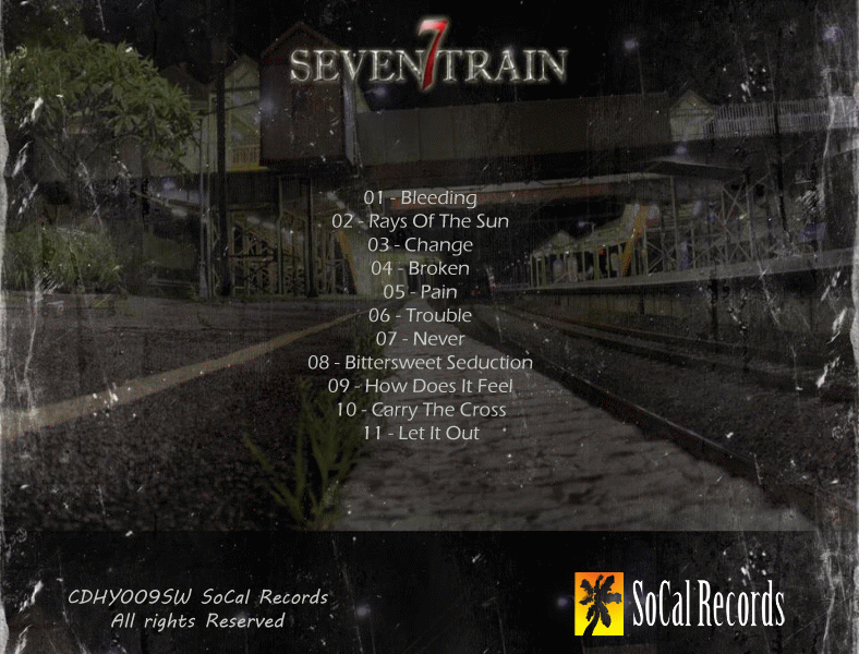 SEVENTRAIN - Seventrain (2014) back cover