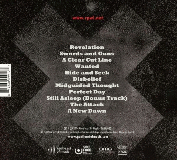 RPWL - Wanted [Limited Edition Digipak] (2014) back cover