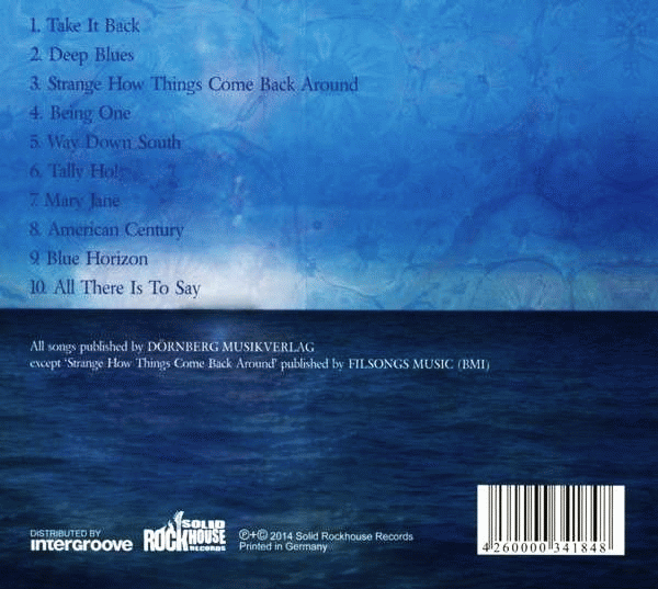 WISHBONE ASH - Blue Horizon (2014) back cover