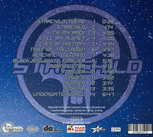 STARCHILD - Starchild (2014) back cover