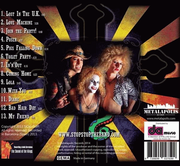 StOp sToP! - Join The Party (2014) back cover