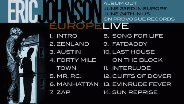 ERIC JOHNSON - Europe Live (2014) inside