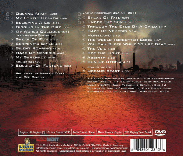 RED CIRCUIT - Haze Of Nemesis [special edition + bonus] (2014) back cover