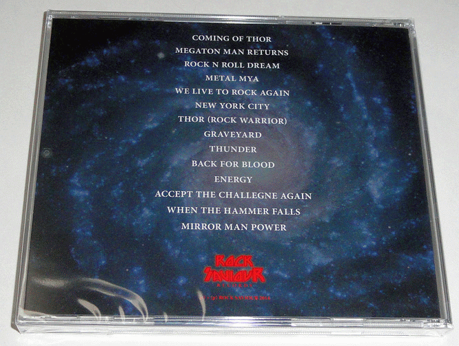 THOR - Thunderstryke II (2014) back cover