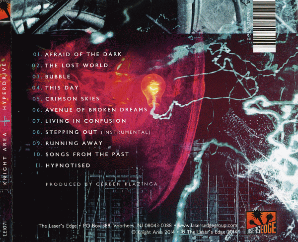 KNIGHT AREA - Hyperdrive (2014) back cover