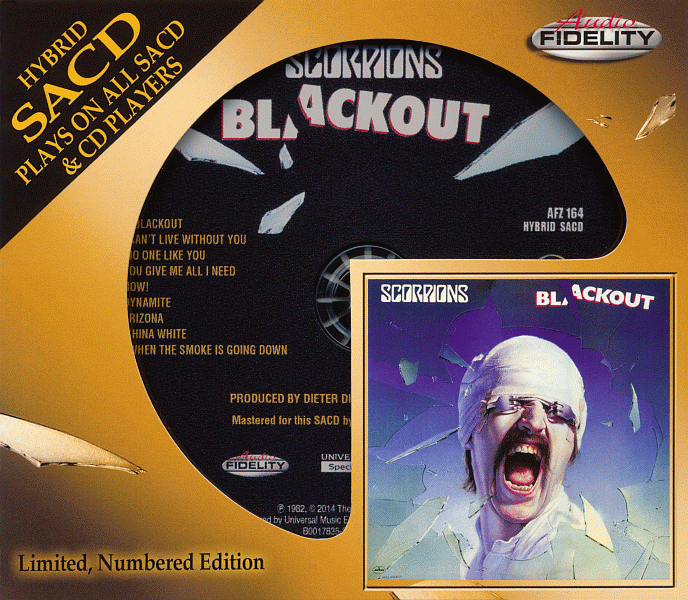 SCORPIONS - Blackout [Audio Fidelity remaster SACD AFZ-164] (2014) full