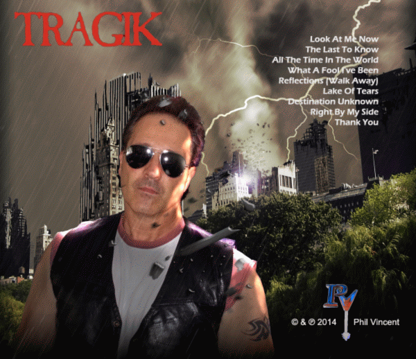 TRAGIK (Phil Vincent) - Path Of Destruction (2014) back cover