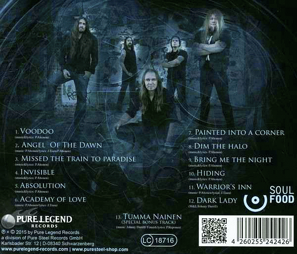 STARGAZERY - Stars Aligned (2015) back cover