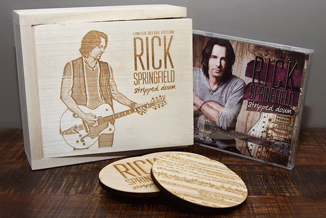 RICK SPRINGFIELD - Stripped Down (2015) cd photo