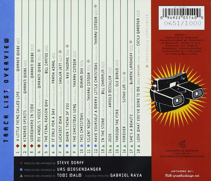 CONTANTE & SONANTE - Highlights And Rarities - back cover