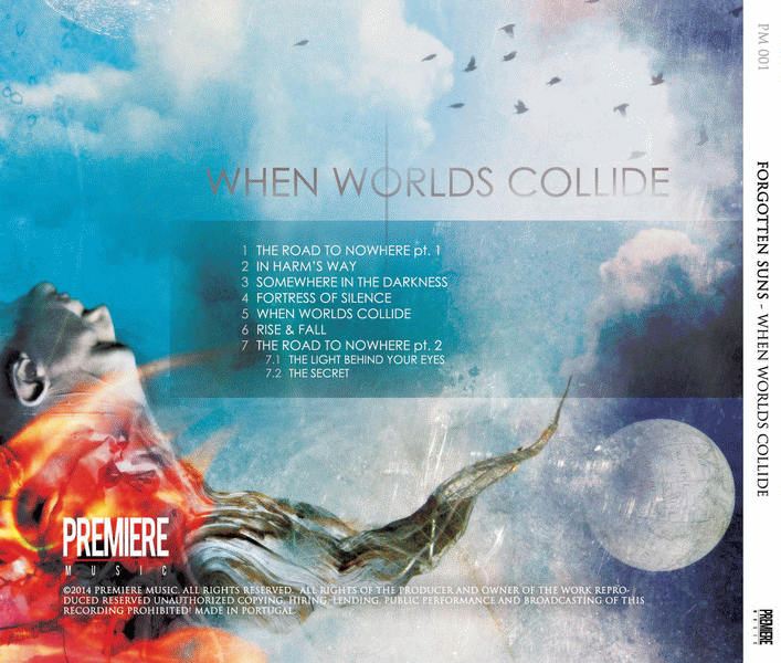 FORGOTTEN SUNS - When Worlds Collide [Digipak] (2015) back cover