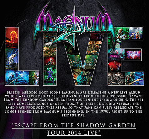 MAGNUM - Escape From The Shadow Garden LIVE (2015) back