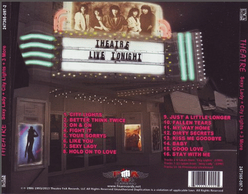 THEATRE - Sexy Lady + City Lights + 3 More - back cover