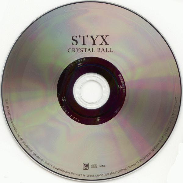 STYX - Crystal Ball [Japanese remaster SHM-CD Limited Edition] cd