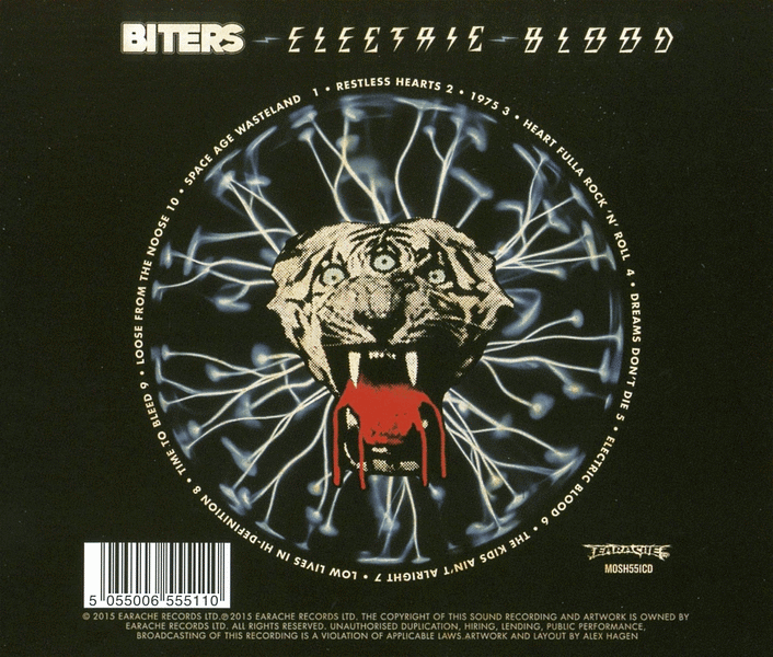 BITERS - Electric Blood (2015) back