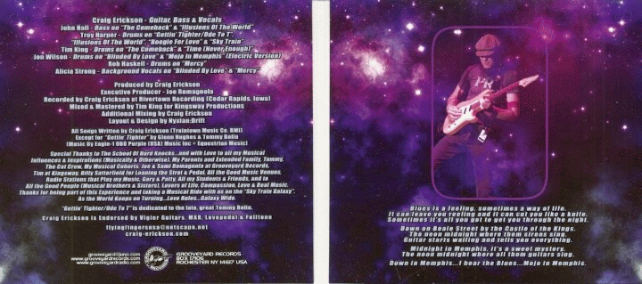 CRAIG ERICKSON - Sky Train Galaxy (2015) inside digipak