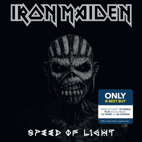 IRON MAIDEN - Speed Of Light [CD5 Single Only @ Best Buy] (2015)