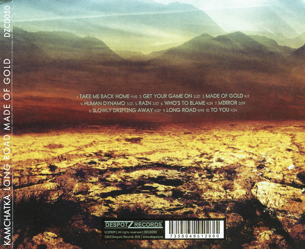 KAMCHATKA - Long Road Made Of Gold (2015) back