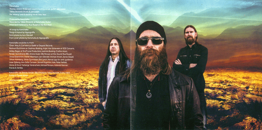 KAMCHATKA - Long Road Made Of Gold (2015) booklet