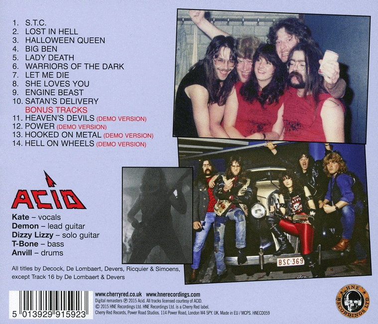 ACID - Engine Beast [remastered reissue 2015] back