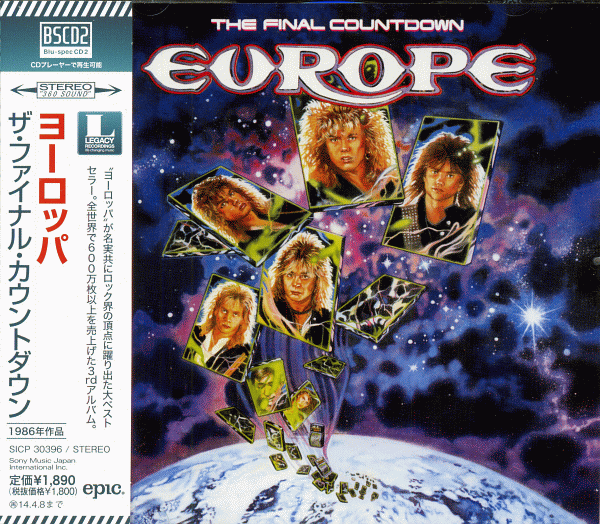 EUROPE - The Final Countdown [Japanese Blu-SpecCD2 remastered +3] full HQ