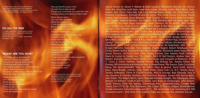 FROM THE FIRE - Thirty Days And Dirty Nights [YesterRock digitally remastered] booklet