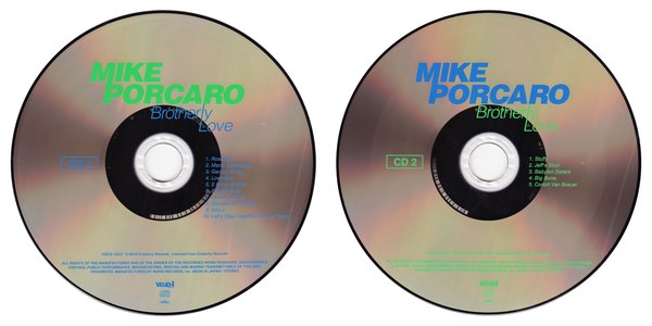 MIKE PORCARO - Brotherly Love {SHM-CD Edition With Bonus CD} discs