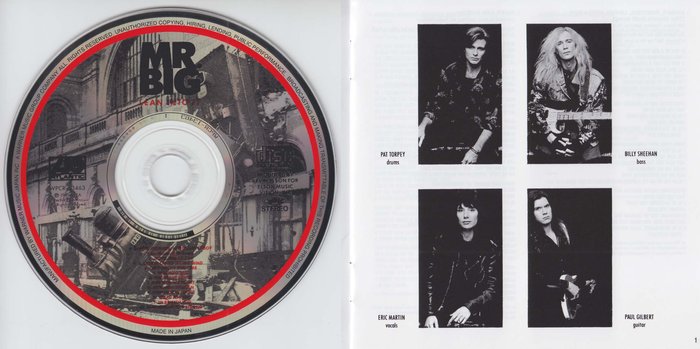 Mr. BIG - Lean Into It [Japanese Remaster SHM-CD LTD Release +4] Out Of Print booklet