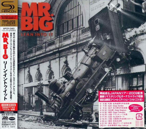 Mr. BIG - Lean Into It [Japanese Remaster SHM-CD LTD Release +4] Out Of Print full