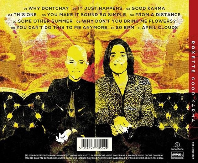 ROXETTE - Good Karma (2016)  back