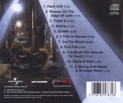 KANE ROBERTS - ST [Yesterrock remaster] (2012) back cover