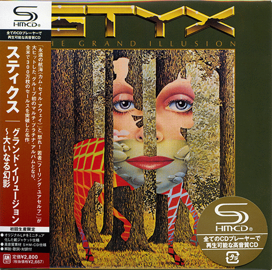 STYX - The Grand Illusion [Japanese remaster SHM-CD Limited Edition] full