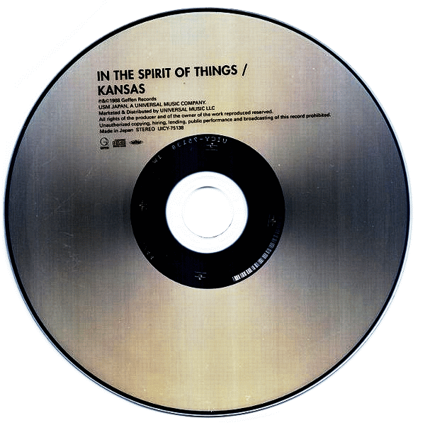 KANSAS - In The Spirit Of Things [Japan Limited Edition SHM-CD] cd photo