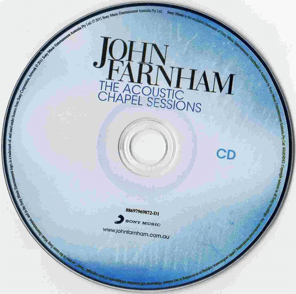 JOHN FARNHAM - The Acoustic Chapel Sessions cd photo