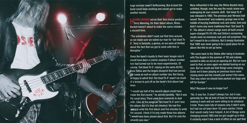 RHINO BUCKET - Get Used To It [Rock Candy Remastered & Reloaded] (2016) booklet