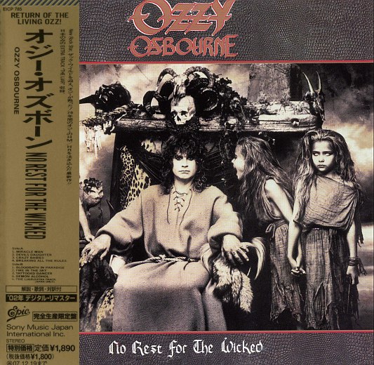 OZZY OSBOURNE - No Rest For The Wicked [LTD Japan miniLP remastered +2] Out Of Print - full