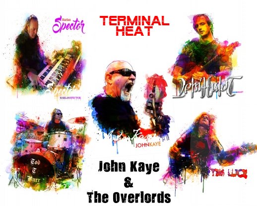 JOHN KAYE & THE OVERLORDS - Terminal Heat (2016) inside