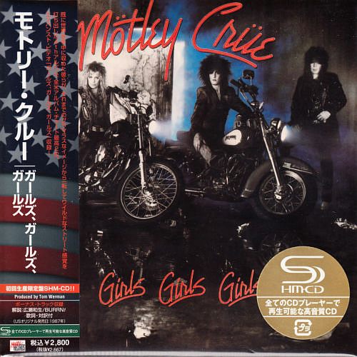 MOTLEY CRUE - Girls, Girls, Girls [Remastered Japan SHM-CD miniLP + bonus] Out Of Print full